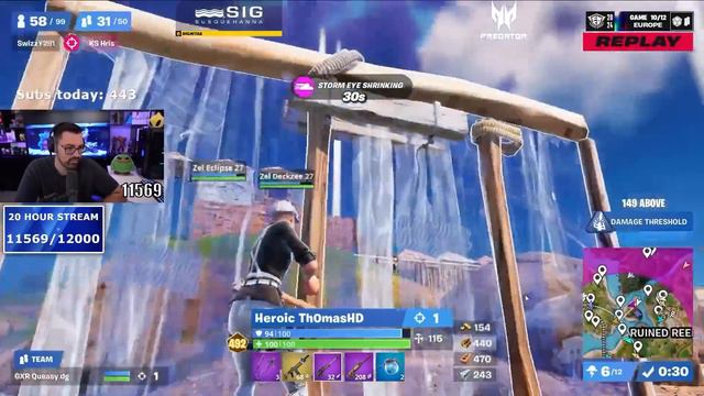 EU FNCS Grand Finals Day 2 - Vadeal, Mongraal, Veno, Malibuca | AussieAntics Highlights смотреть онлайн