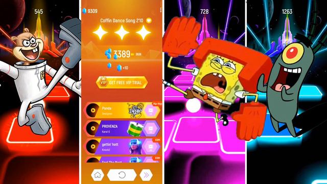 Sandy 🆚 Super Squidward 🆚 Spongebob 🆚 Plankton 🎶 Who Is Best? смотреть онлайн
