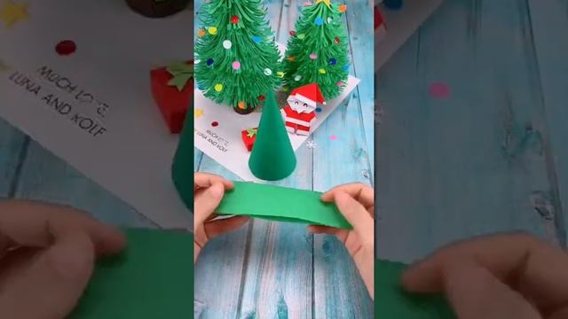 ?КАК СДЕЛАТЬ ИЗ БУМАГИ ЁЛКУ? смотреть онлайн