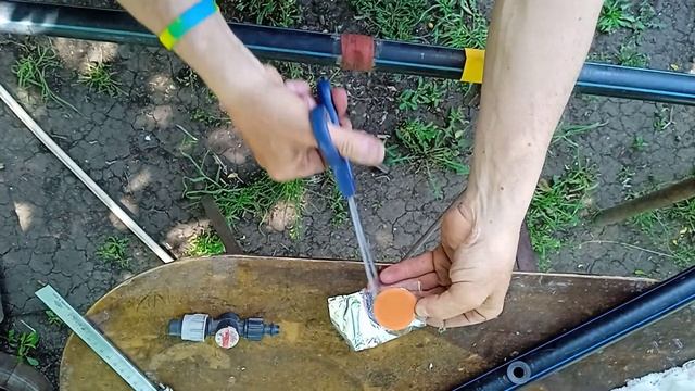 Ремонт пластиковой трубы ПВХ (диаметр 32 мм). смотреть онлайн