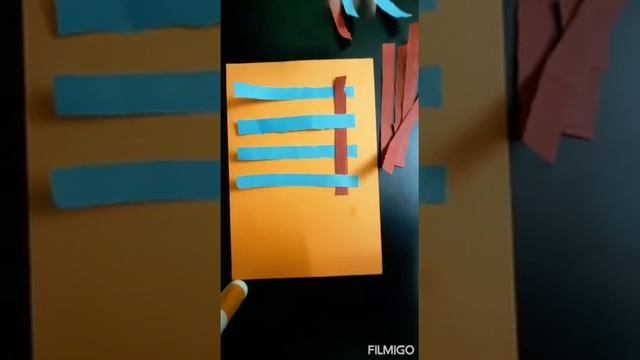 To show process of weaving using paper strip method смотреть онлайн