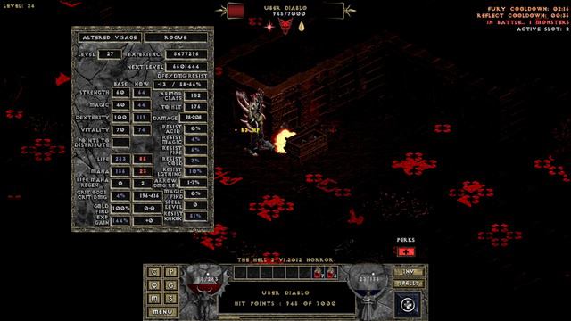 The Hell 2 mod. Rogue with Axe SP Normal Horror Uber Diablo (abandoned) смотреть онлайн