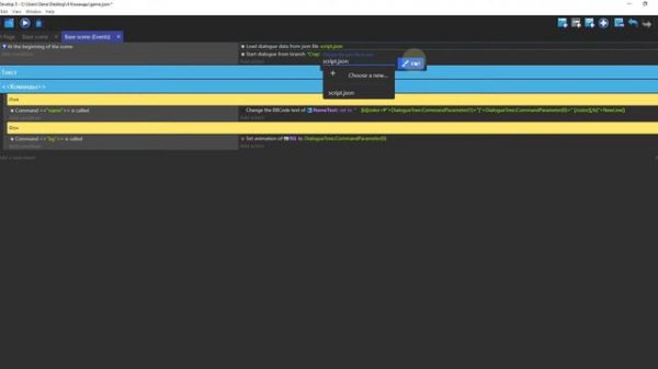 GDevelop 5 VN tutorial: Step 6 [Name, BG, Music, Sound]