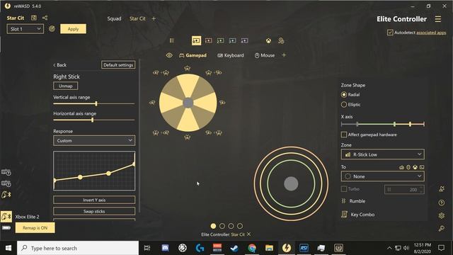 ReWASD Thumbstick Doesnt Feel Right/problems? Try This!