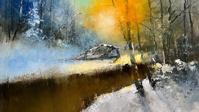 "Раскрашиваем" картину из первого МК ("Три краски было у меня") смотреть онлайн