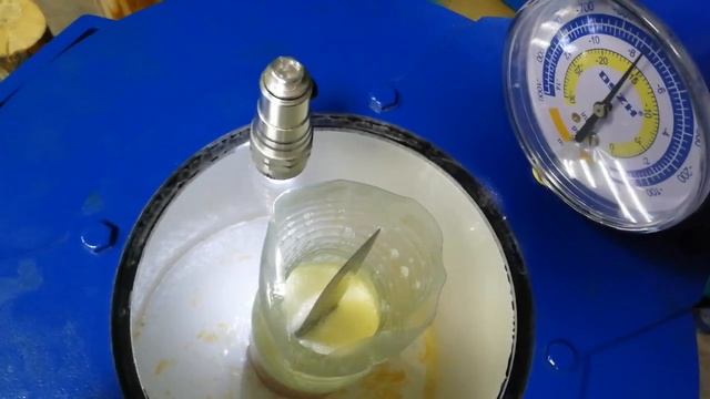 Стабилизация рукояти ножа в камере дегазации смотреть онлайн