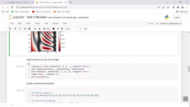 Dr. N. K. Sakthivel | AD8302 | Unit V | Visualization | Contour Plots | Histograms смотреть онлайн