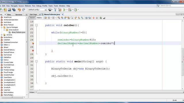 Binary To Decimal Conversion In Java смотреть онлайн