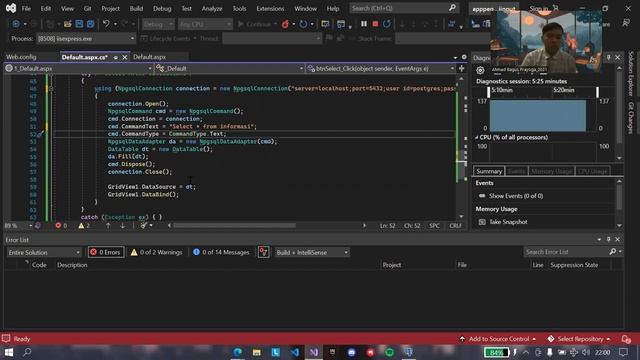 [pemrograman berbasis objek] C# CRUD Web Form With PostgreeSql смотреть онлайн