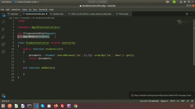 Laravel Eloquent one to one relation | Laravel eloquent relation | Learning Points смотреть онлайн
