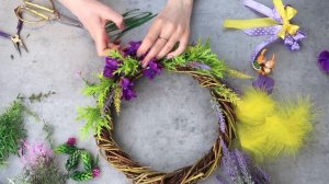 ПАСХАЛЬНЫЙ ВЕНОК своими руками. Пасхальный декор.