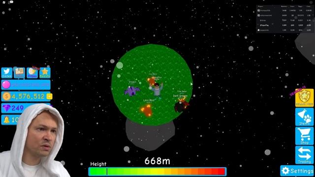 СУПЕРСКИ ПРОКАЧАЛСЯ в Bubble Gum Simulator Christmas event смотреть онлайн