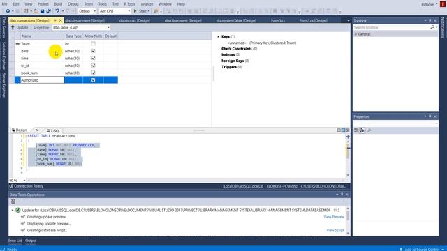 Adding Local database to your project in Visual Studio 2017 | DBMS Mini Project - Part6 смотреть онлайн