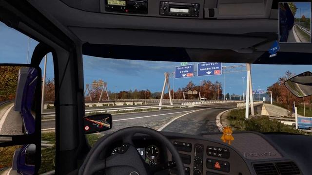 ETS 2 1.24 ProMods 2.1 Mercedes Benz Actros MP3 Amsterdam - Zwolle
