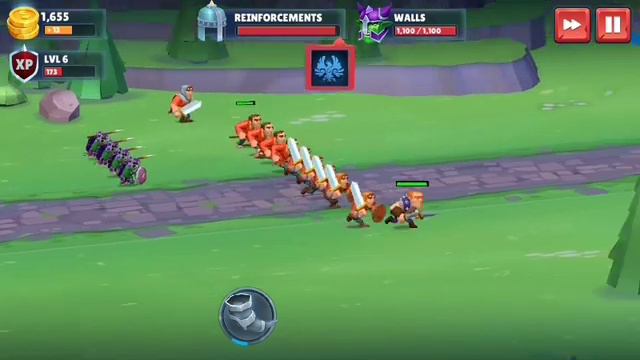 Game of Warriors 2019 || 5 kingdom win ( part 10) waves 42 {unlock hero} Android gameplay смотреть онлайн