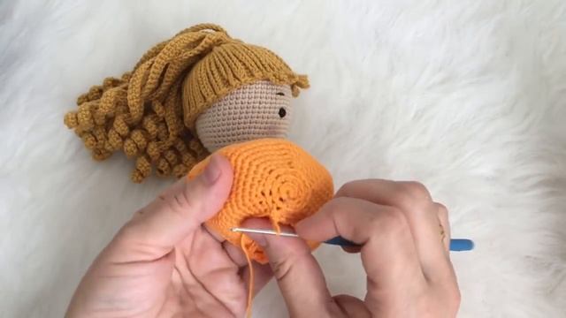 AMIGURUMI KOLAY PERUK YAPIMI (Easy Wig Tutorial)(ENG SUBTITLES ON) смотреть онлайн