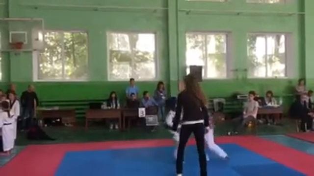 Открытый тур.г.Запорожья по тхэквондо ВТФ девочки до26 кг смотреть онлайн