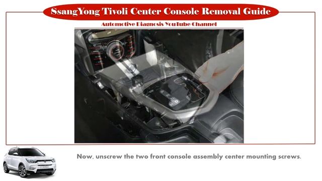 Center Console Removal | SsangYong Tivoli смотреть онлайн