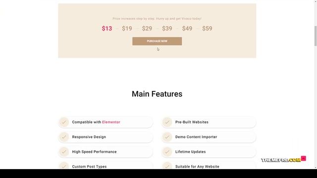 Vivaco Multipurpose Creative WordPress Theme freelancer creative Ichinose смотреть онлайн