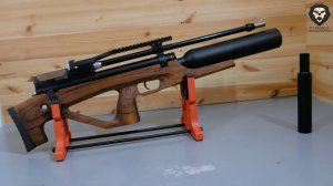 Пневматическая винтовка Jager SP Буллпап Колба (6.35 мм, дерево, 550 мм) видео обзор 4k