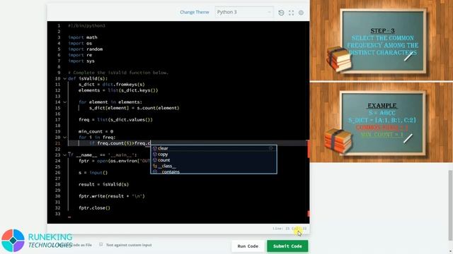 Sherlock And The Valid String || HackerRank Problem Solution || Python смотреть онлайн