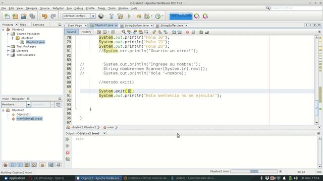 Java SE 0093 Clase System смотреть онлайн