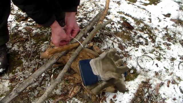 Зимняя ночь в лесу под тентом смотреть онлайн
