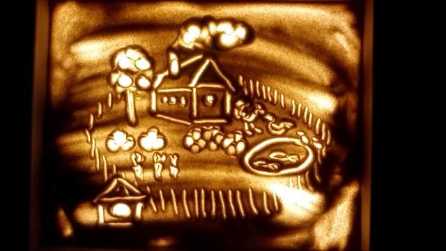 В. Сутеев Капризная кошка: песочная анимация