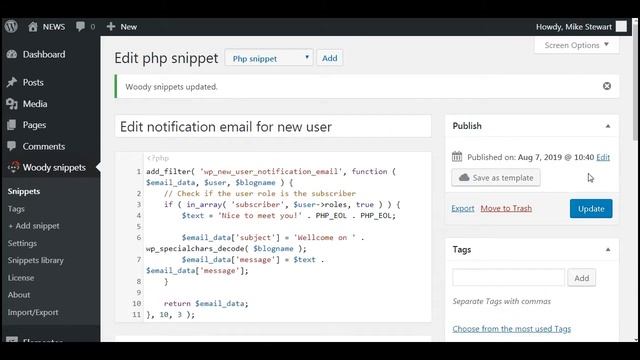Edit Notification Email For New User смотреть онлайн