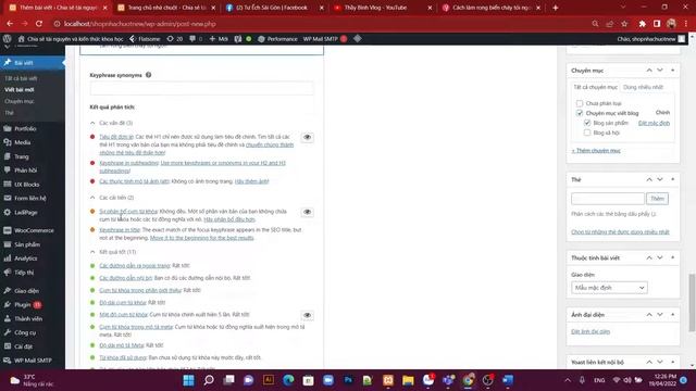 Hướng dẫn cách cài đặt và chỉnh xanh trong Yoast SEO WordPress 2022 giúp bài viết lên top nhanh смотреть онлайн