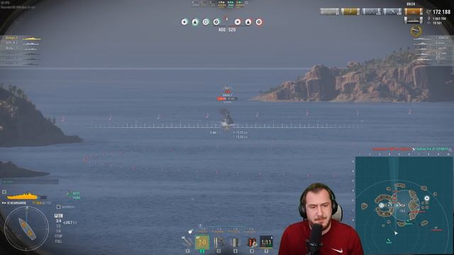 Kearsarge drückt 311K DMG in Ranked!!! *T9 MONSTER* "300K Club" ⚓️ in World of Warships 🚢 смотреть онлайн