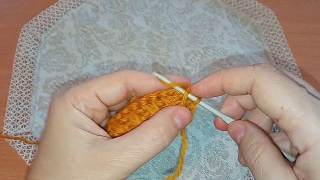 Узор "Соты" крючком смотреть онлайн