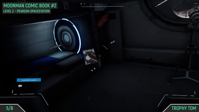 Deliver Us The Moon - All Collectibles And Trophies 🏆 - Level 2 (Pearson Spacestation)