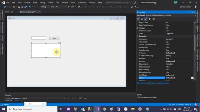 ListView in c# windows form смотреть онлайн