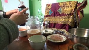 Основа для чайного гриба на мёде,без сахара.