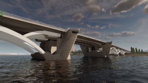 Большой Смоленский мост в Санкт-Петербурге (проект)