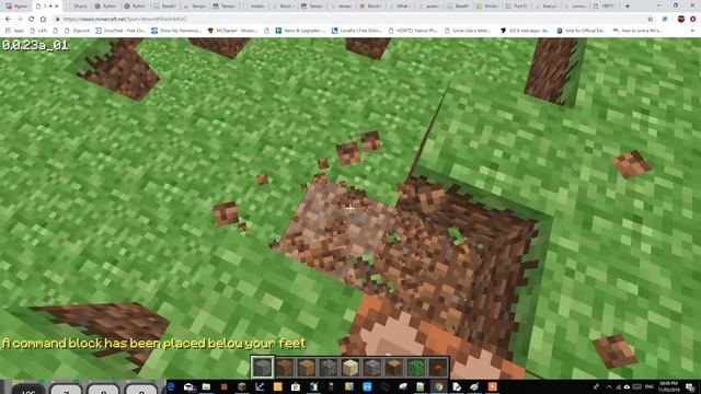 Command Blocks in classic.minecraft.net (non-functional) смотреть онлайн