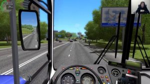 Я водитель Автобуса в City Car Driving С РУЛЕМ