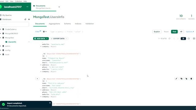 Thao Tác Cơ Bản Với MongoDB (CRUD, Authentication, Roles, ...)