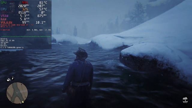 Tunando POPOS (kernel e mesa atualizados ) para jogos Red Dead Redemption 2 (RD2) #linux #popos смотреть онлайн