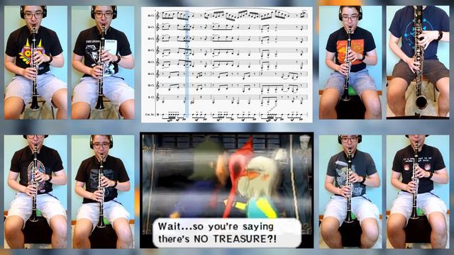 The Legend of Zelda: Phantom Hourglass - Linebeck's Theme (Clarinet Cover) смотреть онлайн