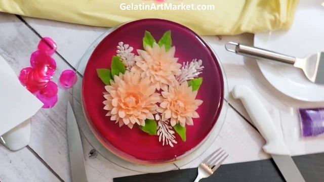 Mixed Berry Jelly Art Cake смотреть онлайн