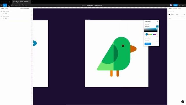 FIGMA: КАК ПОМЕНЯТЬ ЦВЕТ PNG ИКОНКИ: Обзор плагина «Color Overlay» | Уроки фигма на русском. смотреть онлайн