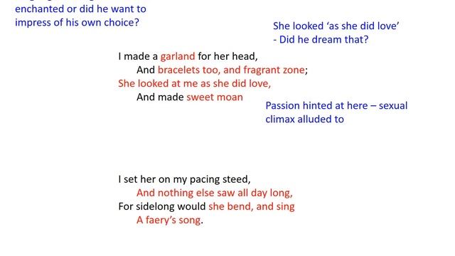 La Belle Dame Sans Merci A Ballad By John Keats Analysis смотреть онлайн