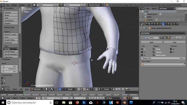modelagem 3d de personagem no makehuman, blende 3d e Adobe Photoshop CS4 01 смотреть онлайн