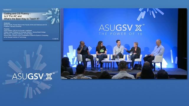 2019 ASU GSV SUMMIT: Coding and CS Fluency Is It For All and Whats the Best Way to Teach It? смотреть онлайн