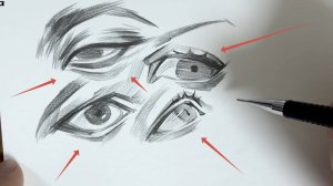 УРОКИ РИСОВАНИЯ ! КАК НАРИСОВАТЬ ГЛАЗА?