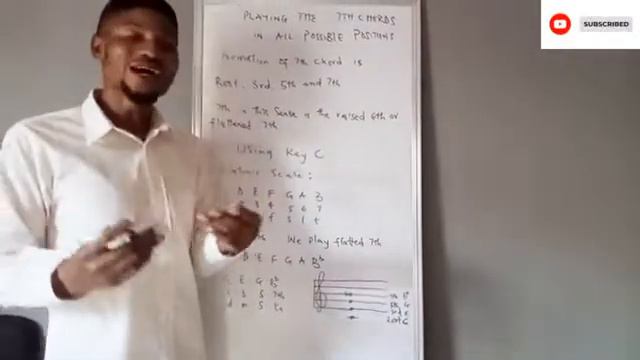 GUITAR LESSON #10| PLAYING C7 CHORDS,DIFFERENT POSSIBILITIES смотреть онлайн