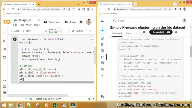 Belajar Data Science Memanfaatkan Kaggle - K-Means Clustering dengan Dataset Bunga Iris смотреть онлайн