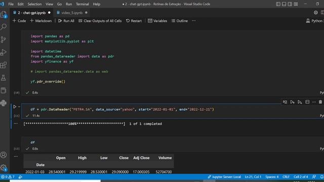 O CHAT GPT e Python: as ferramentas perfeitas para tomar decisões de investimento no mercado смотреть онлайн